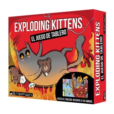 El juego de tablero - Exploding Kittens