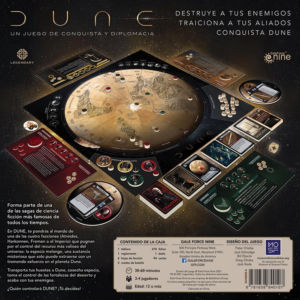 DUNE: UN JUEGO DE CONQUISTA Y DIPLOMACIA (versión nueva) - Imagen 2