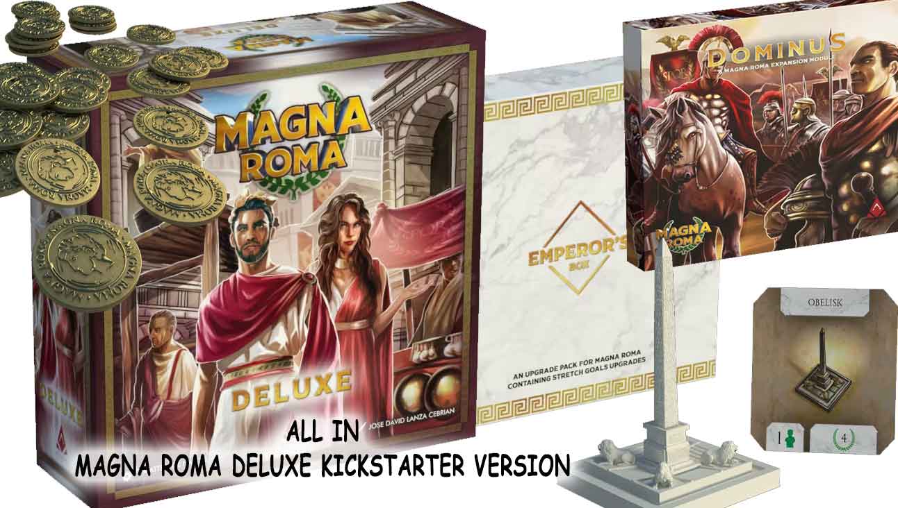 MAGNA ROMA DELUXE ALL IN KICKSTARTER