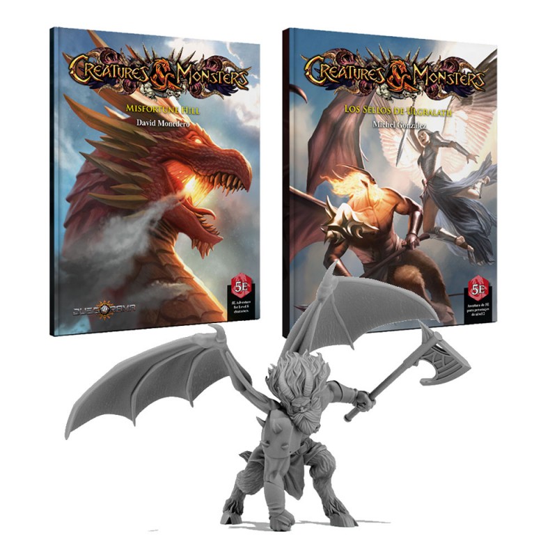 Pack El Cerro de las Desdichas + Los Sellos de Ulgralath + Miniatura del Demonio Ulgralath