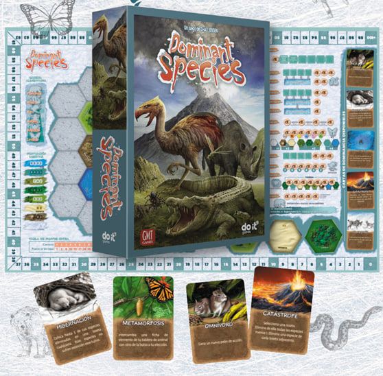 DOMINANT SPECIES CASTELLANO + SET DE ANIMALES (DA&amp;Ntilde;ADO)