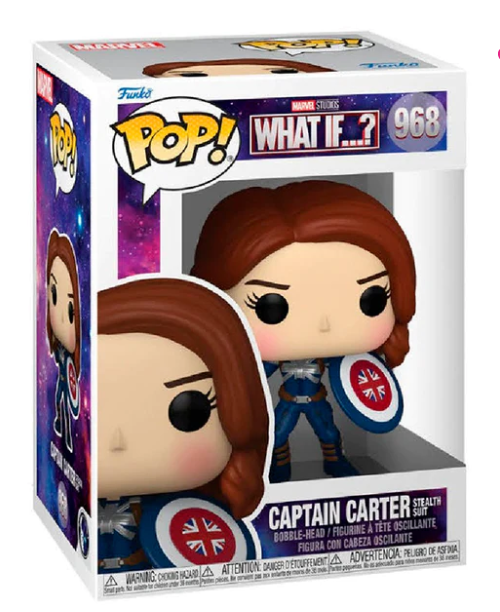  Funko POP Capitana Carter con Traje de Sigilo 968 - What If...? - Marvel