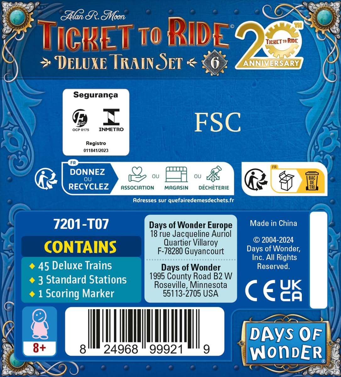 Deluxe Train Set 20th Anniversary - Ticket To Ride (Ingl&amp;eacute;s) - Imagen 4