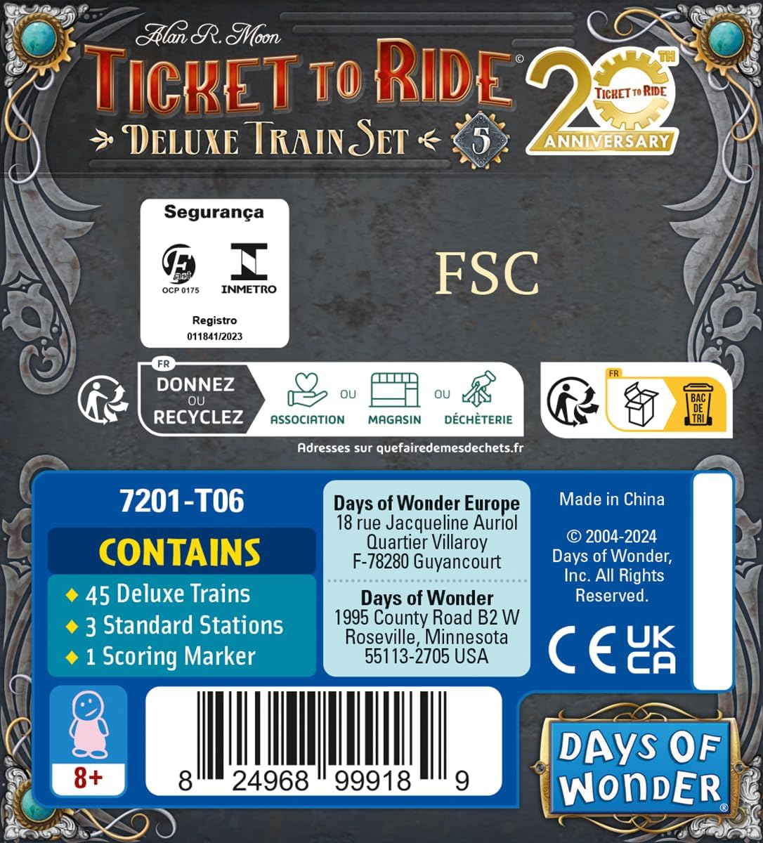 Deluxe Train Set 20th Anniversary - Ticket To Ride (Ingl&amp;eacute;s) - Imagen 4
