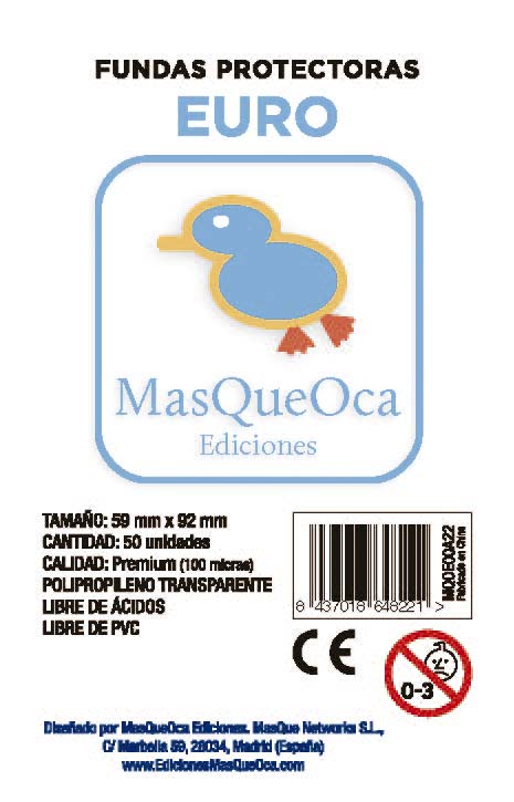 FUNDA PARA CARTAS MASQUEOCA 50X92 MQ22