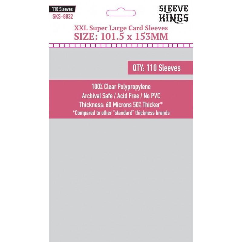 [8832] SLEEVE KINGS XXL SUPER LARGE SLEEVES (101.5X153MM)