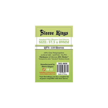 [8808] SLEEVE KINGS STANDARD USA CHIMERA CARD SLEEVES (57.5X89MM) - Imagen 2
