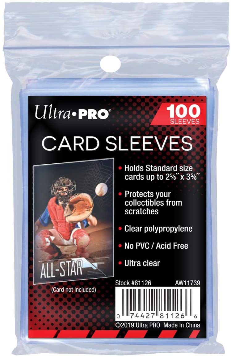 Ultra Pro 100 Pcs Soft Card Sleeves