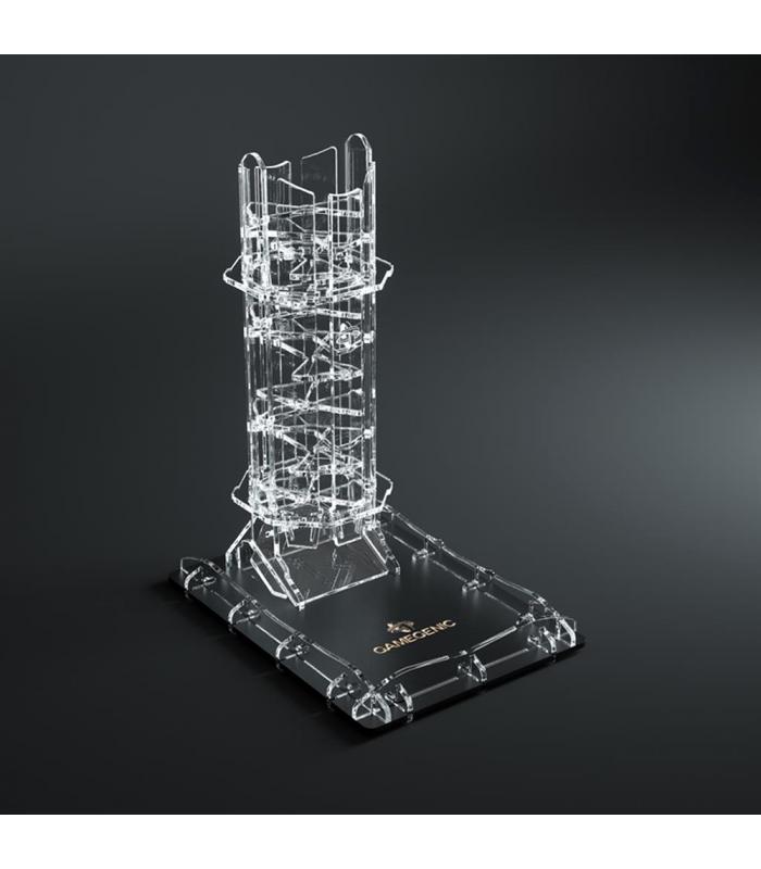 TORRE DE DADOS GAMEGENIC: CRYSTAL TWISTER PREMIUM DICE TOWER