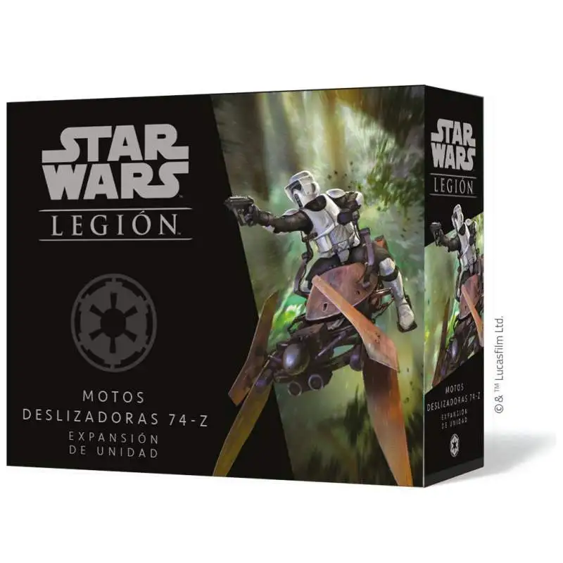 STAR WARS LEGION : MOTOS DESLIZADORAS 74-Z 
