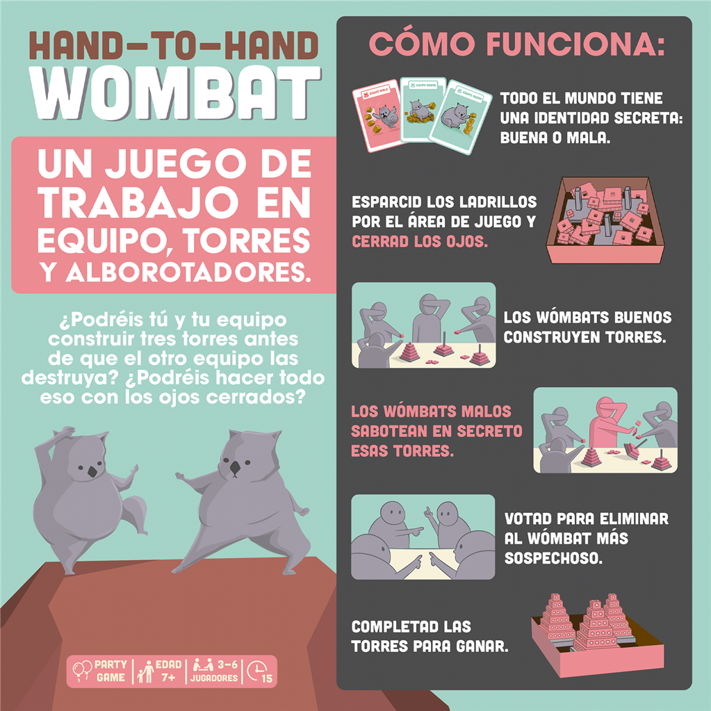 Hand to Hand Wombat (castellano) - Imagen 4