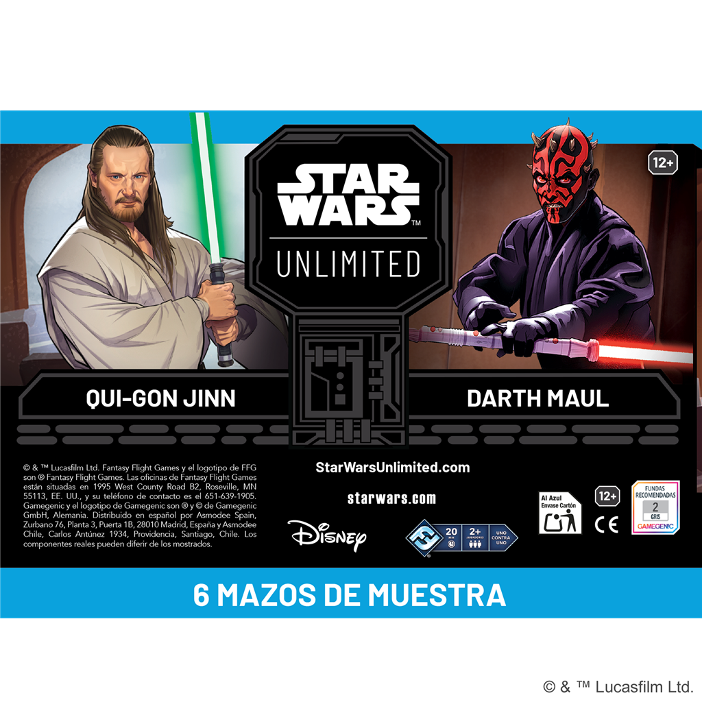 SWU: Leyendas de la Fuerza Mazos de Muestra (Pack de 2) - Imagen 5