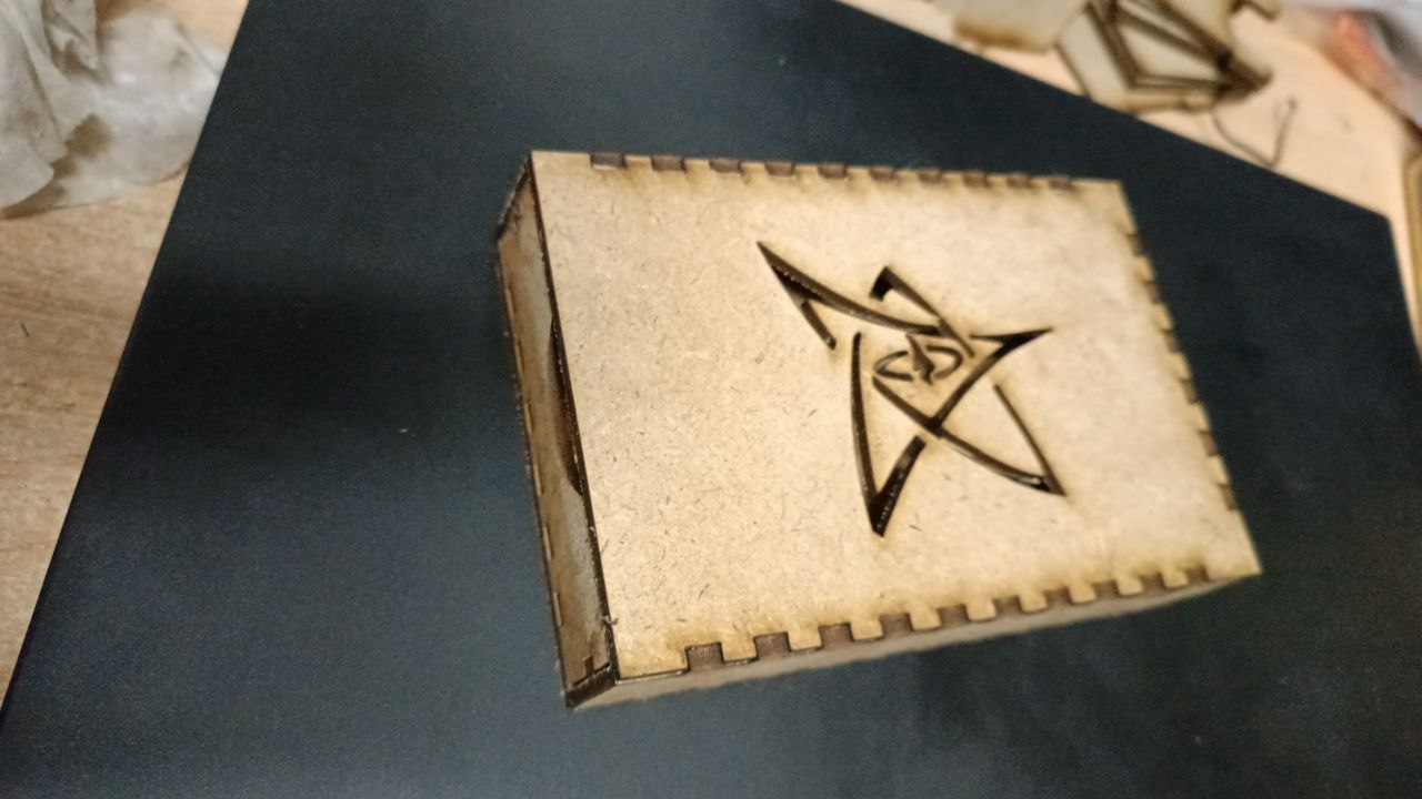 CAJA PARA CARTAS TAROT PARA EL ARKHAM HORROR LCG REGRESO AL CIRCULO ROTO. (MONTADA) - Imagen 2