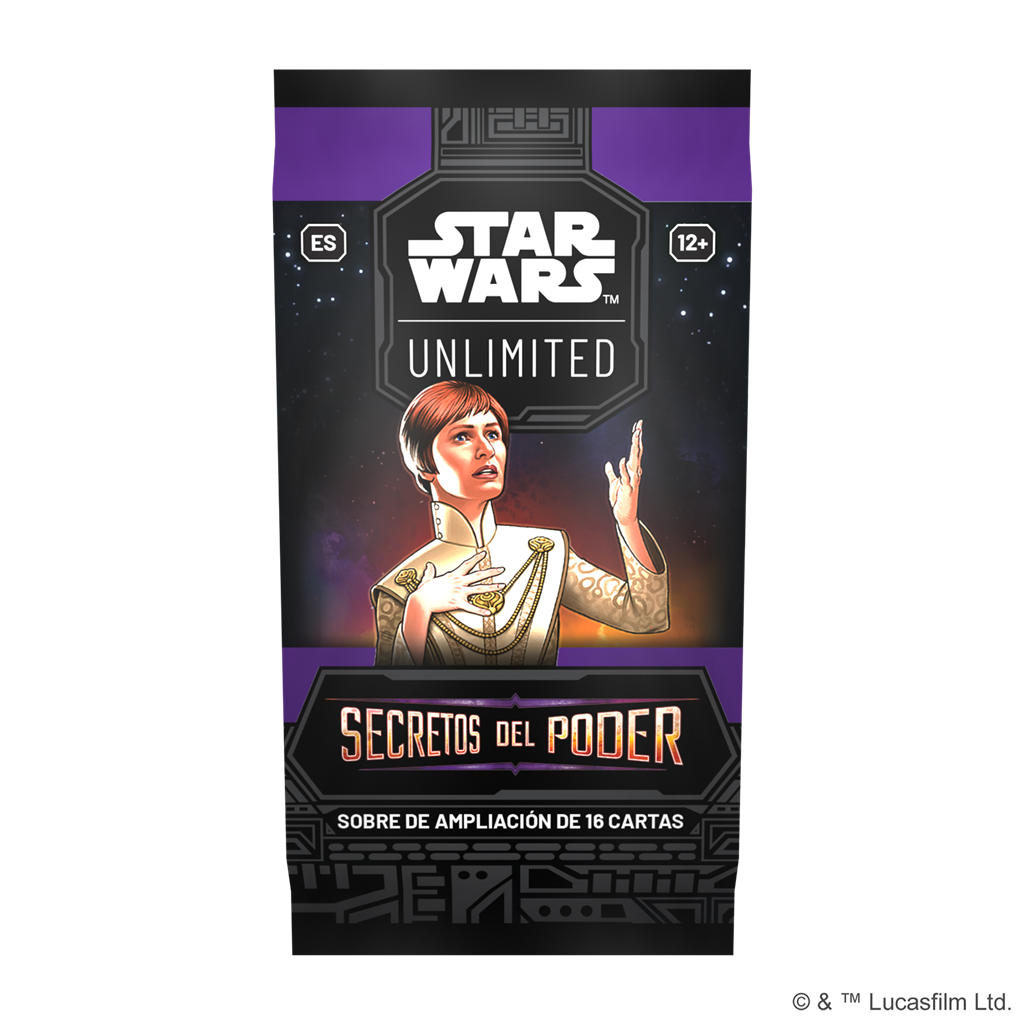 Starwars Unlimited: Secretos del Poder Expositor Sobres ESP (24 sobres) - Imagen 4