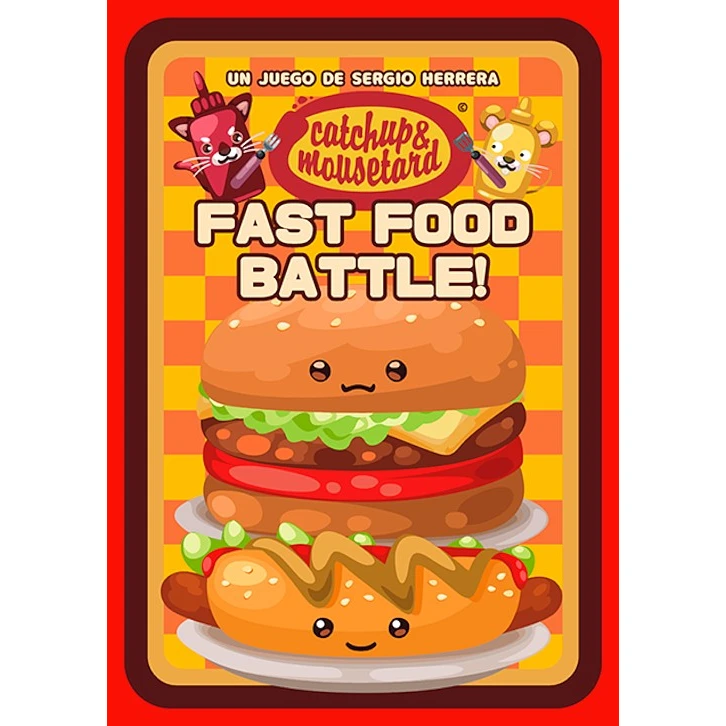 CATCHUP &amp; MOUSETARD - FAST FOOD BATTLE! - JUEGO DE MESA MIXIN GAMES