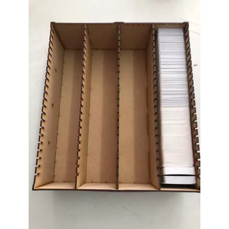 Multibox 10 ESPECIAL CARTAS Caja de madera mdf 3mm sin montar 4300 cartas aprox