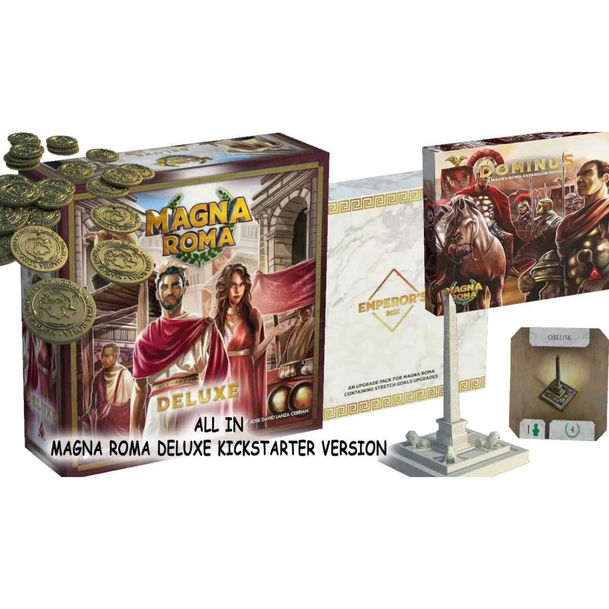 MAGNA ROMA DELUXE ALL IN KICKSTARTER