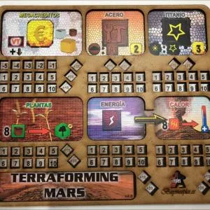 Tablero de jugador para juego Terraforming Mars - Imagen 2