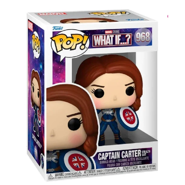  Funko POP Capitana Carter con Traje de Sigilo 968 - What If...? - Marvel