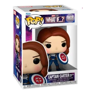  Funko POP Capitana Carter con Traje de Sigilo 968 - What If...? - Marvel - Imagen 2