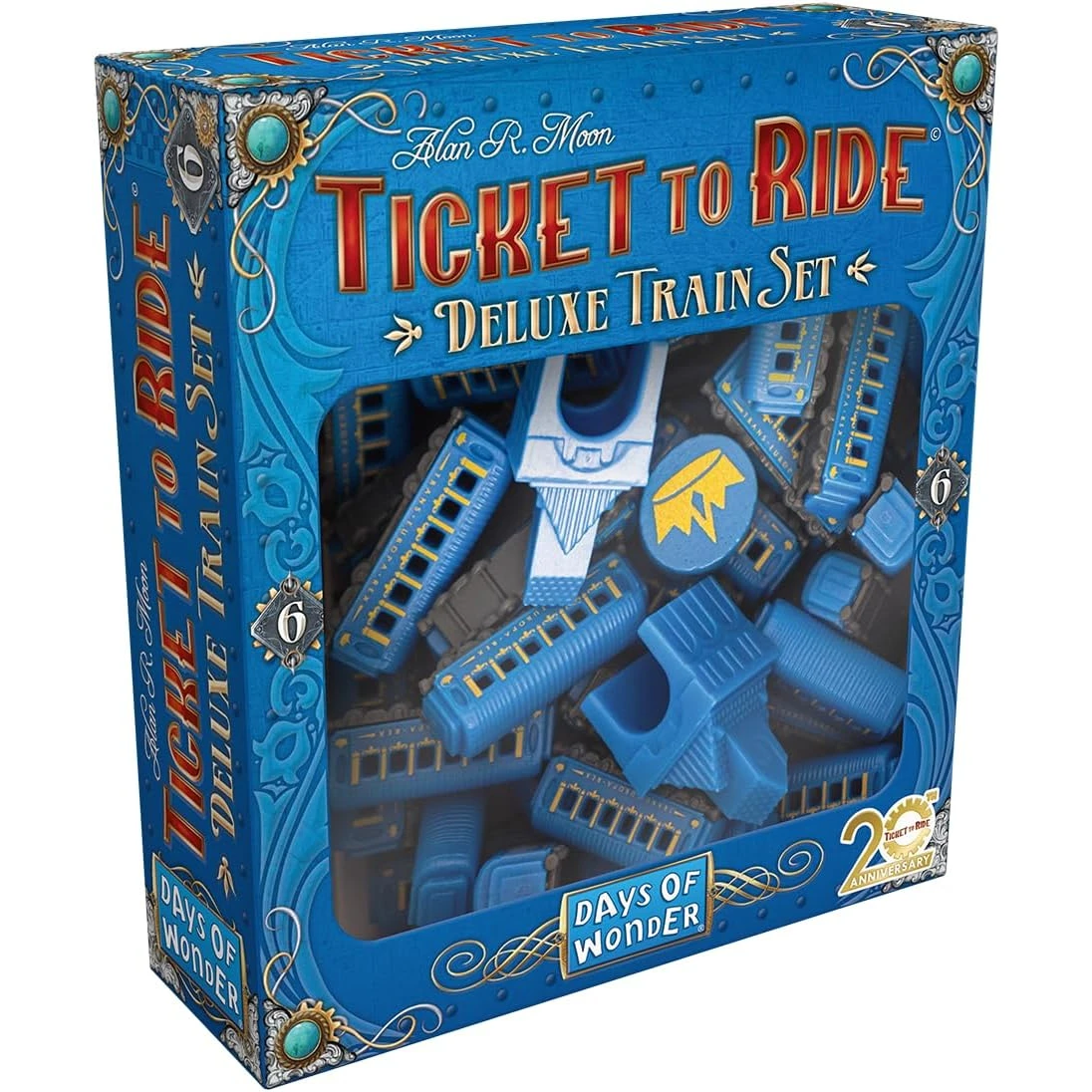 Deluxe Train Set 20th Anniversary - Ticket To Ride (Inglés) AZUL