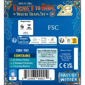 Deluxe Train Set 20th Anniversary - Ticket To Ride (Inglés) - Imagen 5