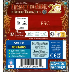 Deluxe Train Set 20th Anniversary - Ticket To Ride (Inglés) - ROJO - Imagen 4