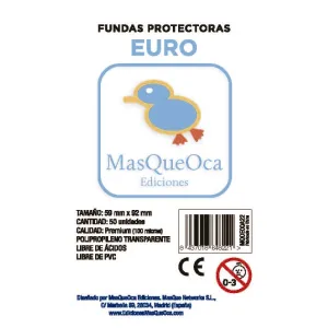 FUNDA PARA CARTAS MASQUEOCA 50X92 MQ22 - Imagen 2
