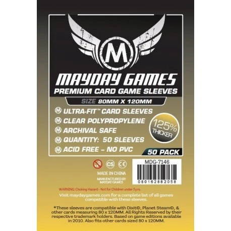 Fundas Mayday Premium Magnum Gold 80mm X 120mm [Ref:7146]