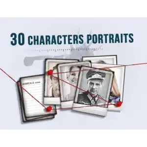 DETECTIVE: 30 CHARACTER PORTRAITS - MINI EXPANSION - Imagen 2