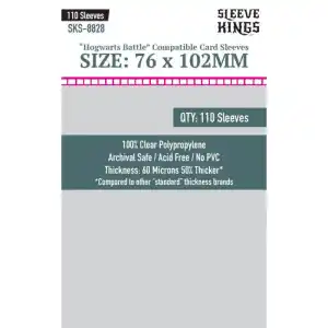 [8828] SLEEVE KINGS HOGWARTS BATTLE LARGE SLEEVES (76X102MM) - Imagen 2