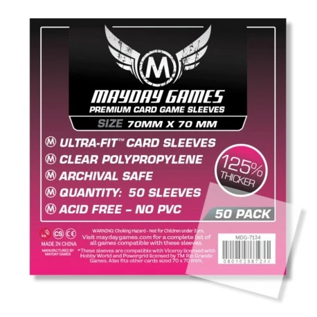 Fundas Mayday Cuadradas Premium 70x70 [Ref:7134]63.5X 88 MM (GREEN)