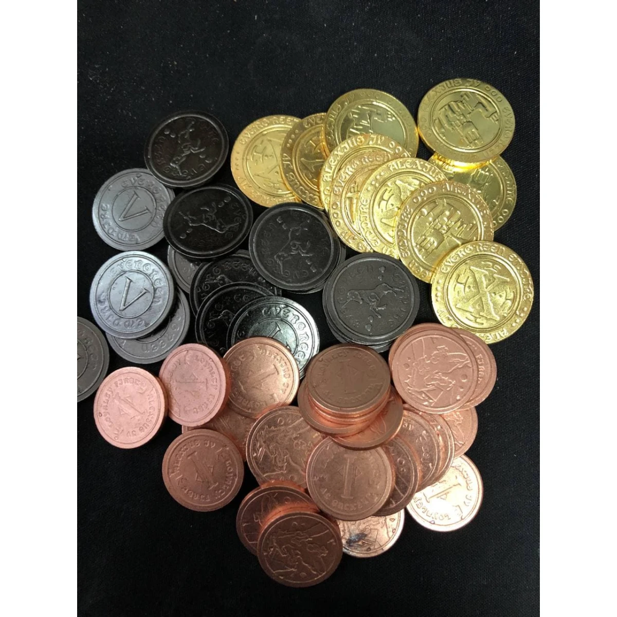 pack de 50 monedas metalicas