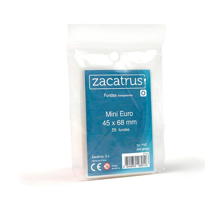 Fundas Zacatrus Mini Euro (45 x 68 mm) (55 uds)