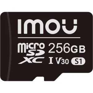 Imou Tarjeta de Memoria Micro 256 GB SDXC Velocidad de Lectura de hasta 95 MB/s Clase 10 UHS-I U1 Ad - Imagen 2