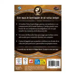Arkham Horror LCG  Carolyn Fern - Mazo de investigador  - Imagen 5