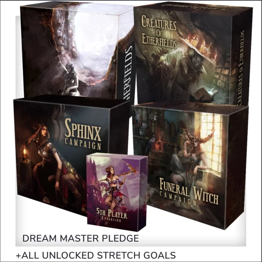 DREAM MASTER PLEDGER + ALL UNLOCKED STRETCH GOALS
