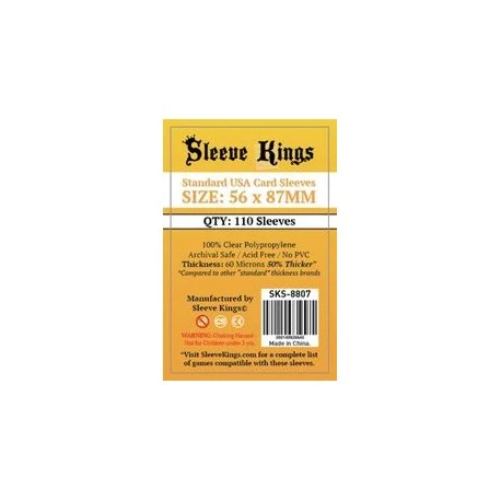 [8807] Sleeve Kings Standard USA Card Sleeves (56x87mm)