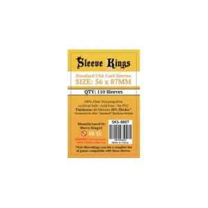 [8807] Sleeve Kings Standard USA Card Sleeves (56x87mm) - Imagen 1