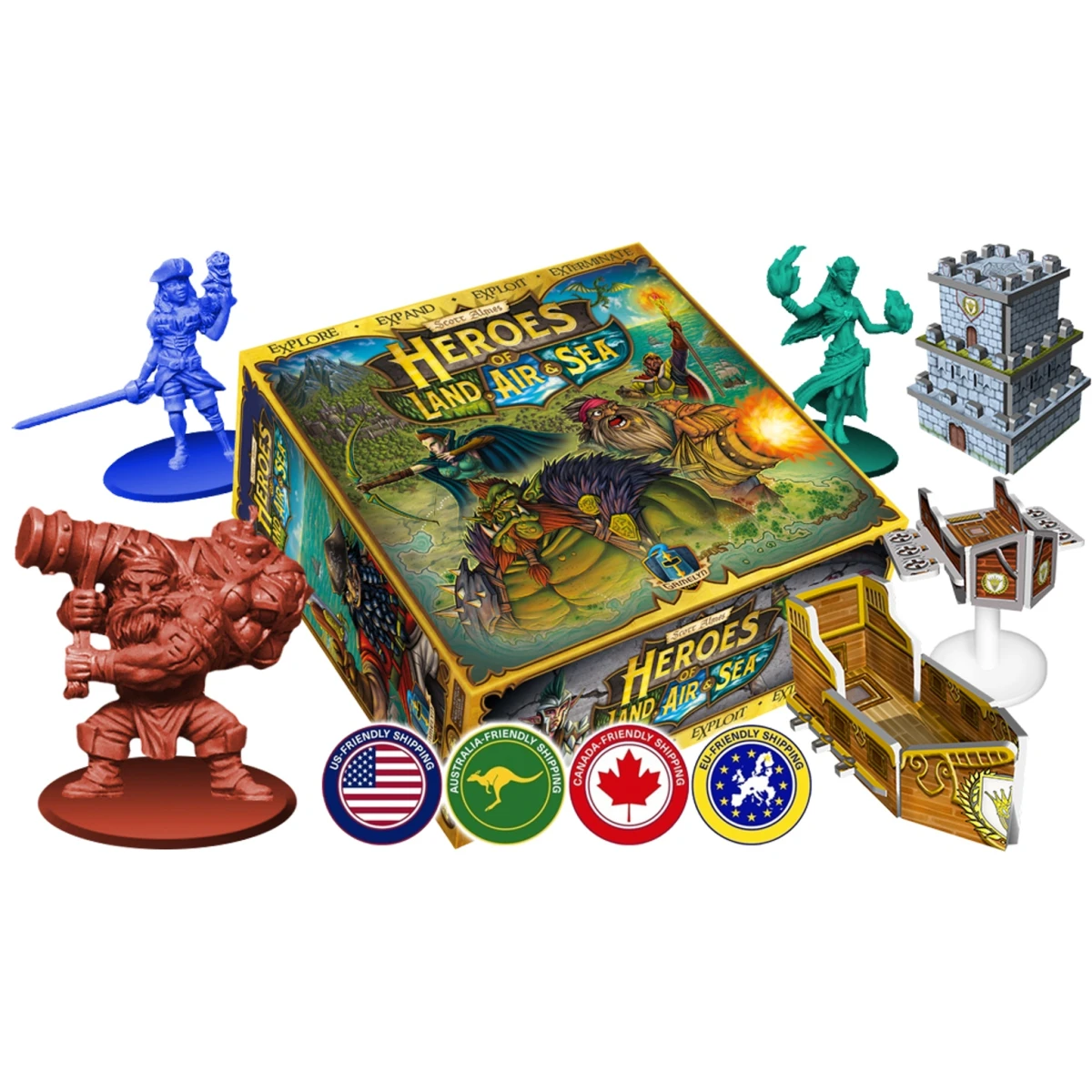 HEROES OF LAND, AIR &amp; SEA (version KS)