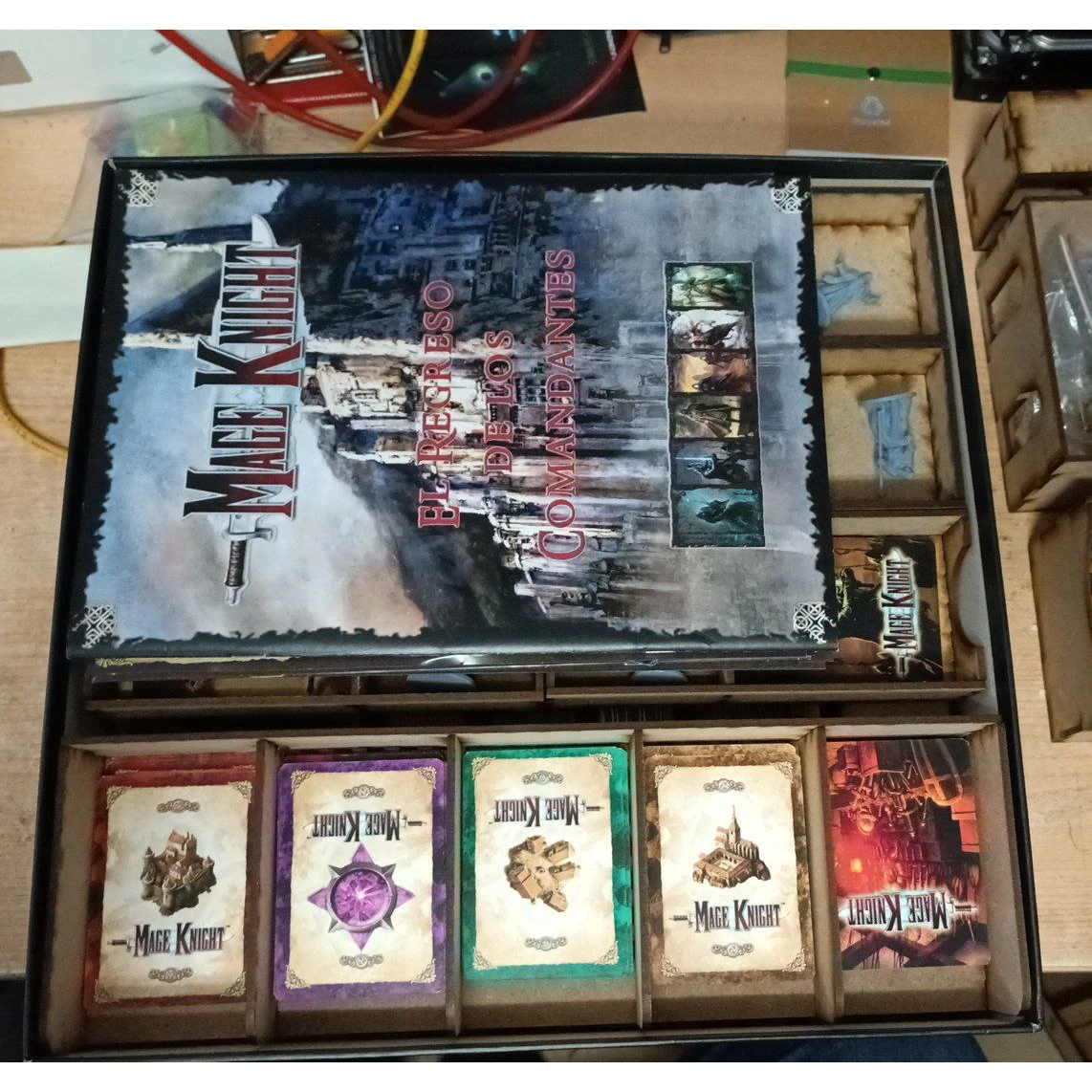 INSERTO adicional para expansi&oacute;n mage knight fan made sin montar