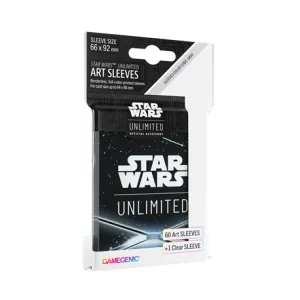 Card Back Black - Art Sleeves - Star Wars Unlimited - Imagen 1