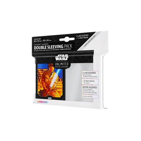 Unlimited Art Sleeves Double Luke Skywalker - Gaming Accesories SW Unlimited