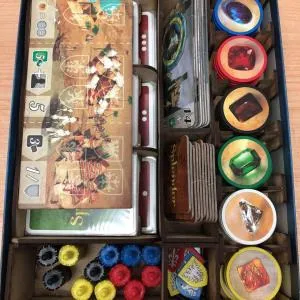 Inserto compatible con Splendor+Cities of Splendor (Montado) - Imagen 2
