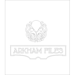 Tapadera para multibox sin montar con grabado de arkham FILES - Imagen 2