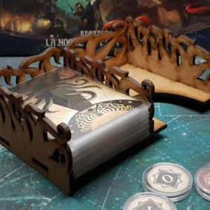 Soporte para cartas y descarte de Arkham Horror LCG (MONTADO)